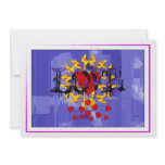 Abstract Love Valentine Announcement