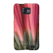 Abstract Macro Red and Pink Gerbera Flower Samsung Galaxy S Covers