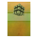 Abstract Magnetism 04 Mod 01 : Beginner's Mind Poster