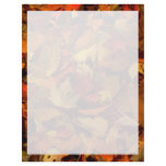 Abstract Maple and beech leaves Custom Letterhead