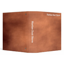 Abstract - Martian Dust Storm (1.5in) binders by artberry Abstract - Martian Dust Storm (1.5in) binders