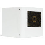 Abstract Melody flower 3 Ring Binders