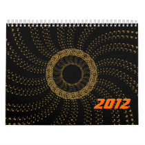 Abstract Melody flower Wall Calendars