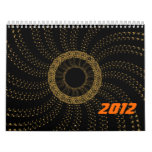 Abstract Melody flower Wall Calendars