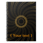 Abstract Melody flower Note Book
