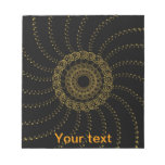 Abstract Melody flower Memo Notepad