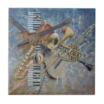 Abstract Melody tile tiles