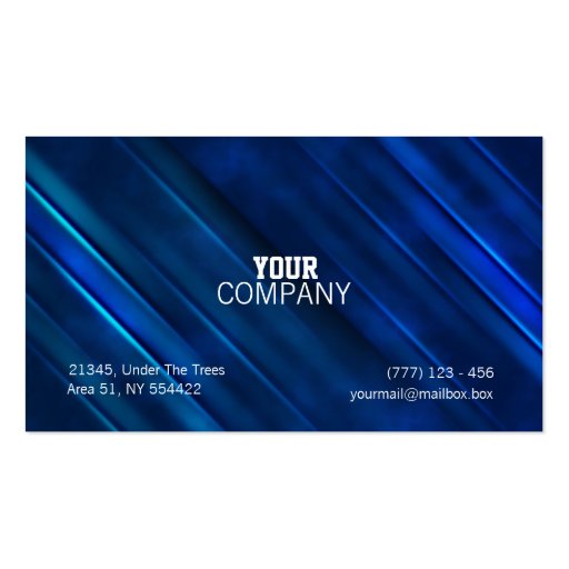 Abstract metalic business card