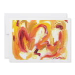 Abstract Mini Painting Invitation