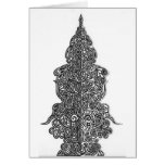 Abstract mirror design greeting cards