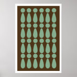 Abstract Modern Retro Art poster