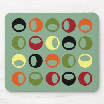 Abstract Modern Spheres Mousepad by mazarakes