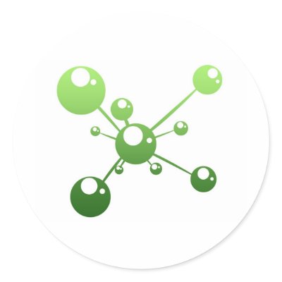 abstract molecule stickers by Dessie_bg