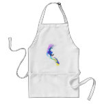 Abstract Morning Glory Paint Splatters Aprons