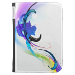 Abstract Morning Glory Paint Splatters Kindle Cover
