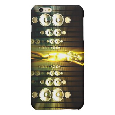Abstract Music Dance Background for a Music Event Matte iPhone 6 Plus Case