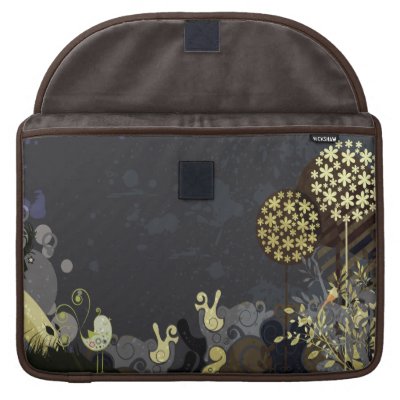 Abstract Nature Design Sleeves For Macbooks by stationeryshop