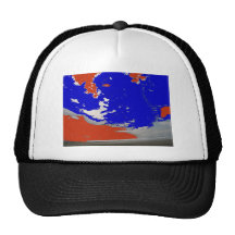 Abstract nature photo sky beach ocean hat