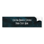 Abstract Nebula Texture - Blue Bumper Stickers