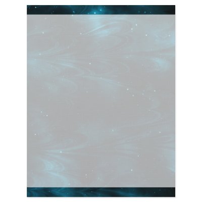 Abstract Nebula Texture - Blue Letterhead Template by VoXeeD