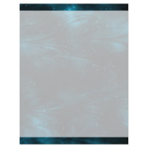 Abstract Nebula Texture - Blue Letterhead Template