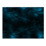 Abstract Nebula Texture - Blue Post Card