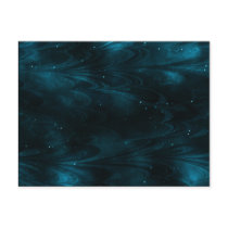Abstract Nebula Texture - Blue Post Card