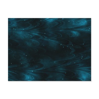 Abstract Nebula Texture - Blue Post Card