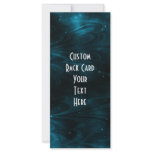 Abstract Nebula Texture - Blue Rack Card Template