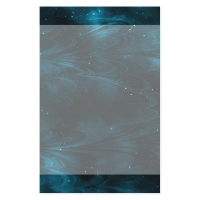 Abstract Nebula Texture - Blue Stationery Paper by VoXeeD