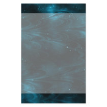 Abstract Nebula Texture - Blue Stationery Paper