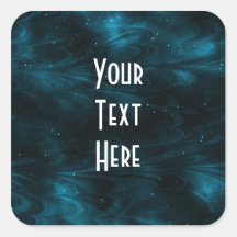 Abstract Nebula Texture - Blue Stickers