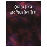 Abstract Nebula Texture - Pink Custom Flyer