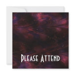 Abstract Nebula Texture - Pink Custom Invites