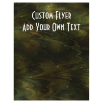 Abstract Nebula Texture - Yellow Flyer