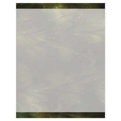 Abstract Nebula Texture - Yellow Customized Letterhead by VoXeeD