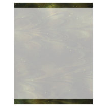 Abstract Nebula Texture - Yellow Customized Letterhead