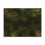 Abstract Nebula Texture - Yellow Post Cards