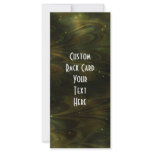 Abstract Nebula Texture - Yellow Rack Cards