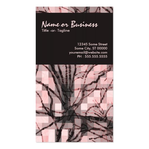 abstract nerves business card template