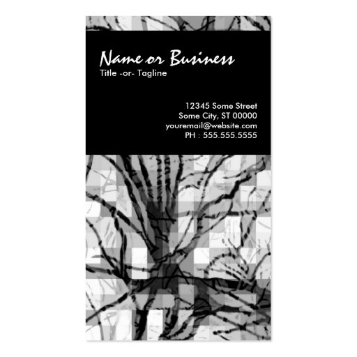 abstract nerves business cards