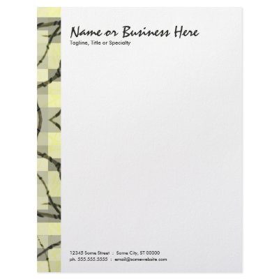 abstract nerves personalized letterhead by asyrum