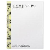 abstract nerves personalized letterhead