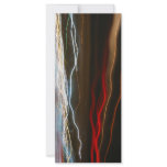 Abstract Night Time Light Trails Blur rack cards