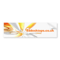 Abstract Num. 42, 3ddesktops.co.uk Bumper Sticker