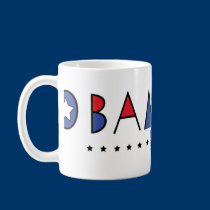 Abstract Obama 2008 mugs