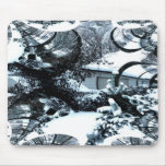 Abstract of A Cold Winter's Day mousepads