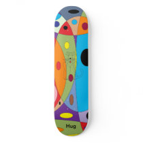 Abstract, On Deck Custom Skateboard