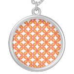 Abstract Orange Necklace