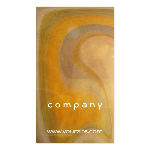 Abstract Orange Popsicles Business Card Templates (front side)